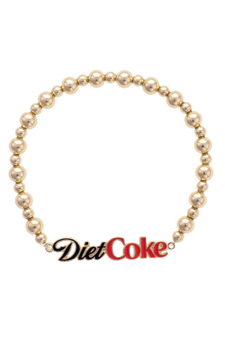 Diet Coke Logo Stretch Bracelet