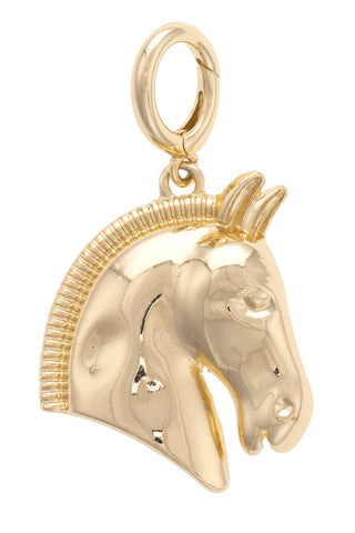 Horse Bust Pendant Charm