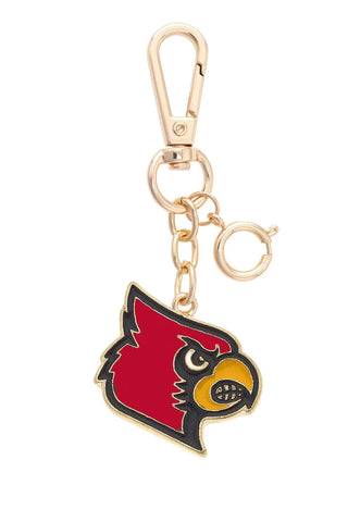 Lou Cardinals Enamel Logo Bag Charm
