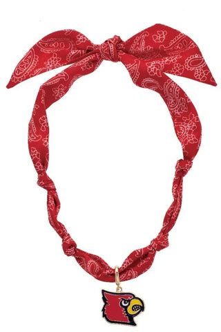 Louisville Cards Logo Scarf Necklace