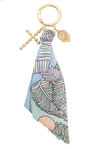 Louisa Beaded Cross Twilly Bag - Pastel