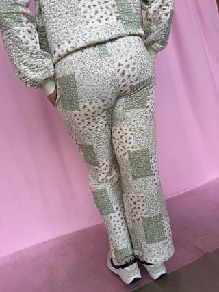 Patchwork Quilted Pants