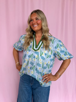 Spring Ready Blouse- Curvy