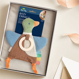 Mallard Duck Bitzy Crinkle™ Toy