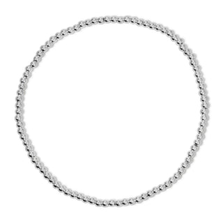 Silver Beaded Bracelet