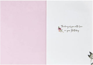 Vase With Flower Birthday Card