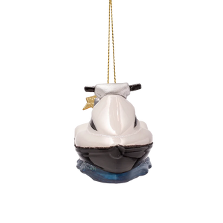 Jet Ski Glass Ornament