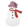 Snowman With Holly Hat Topper