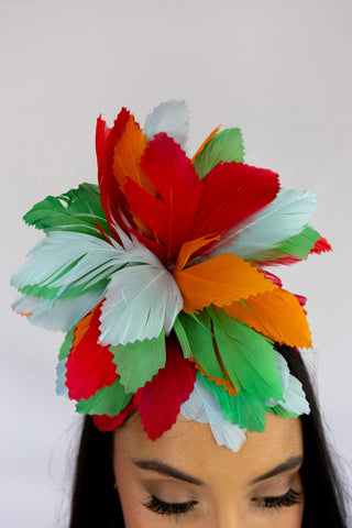Multi Color Winning Ticket Fascinator