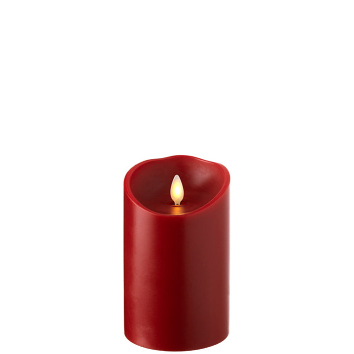 3.5X5 Push Flame Red Candle