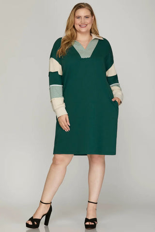 Bold & Brave Dress- Curvy
