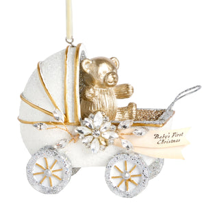 Baby's First Christmas Glitter Ornament