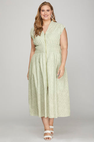 Quietly Pretty Dress- Curvy