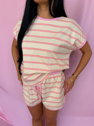 woman wearing a set 