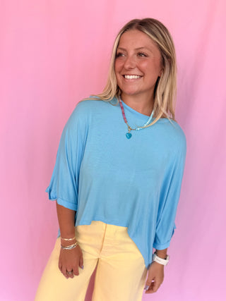 Relaxed High-low Top