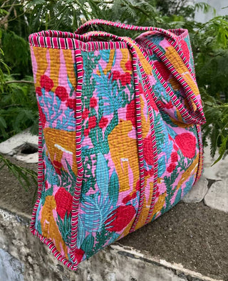Bright Quilted Purse