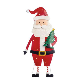 Light Up Santa Xmas Sitter