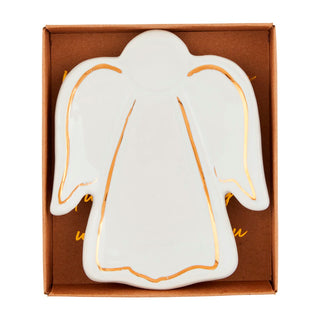 Stripe Angel Wings Tidbit Dish