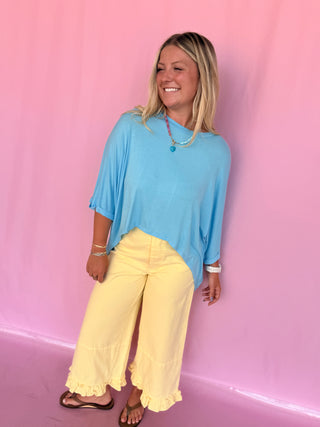 Relaxed High-low Top