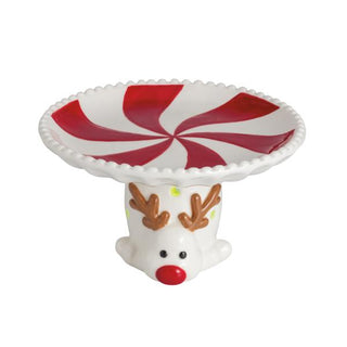 Reindeer LED Christmas Candy Dish