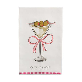 Olive Valentines Cotton Towel