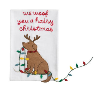 Hairy Xmas Pet Dangle Leg Towel