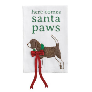 Santa Xmas Pet Dangle Leg Towel