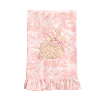 Pink Bunny Pearl Towel