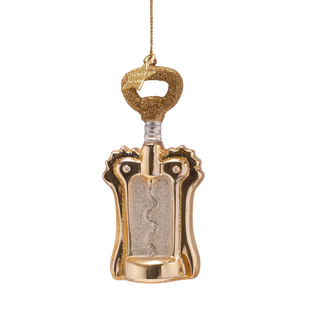 Bottle Opener Glass Ornament