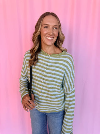Piper Striped Cardigan