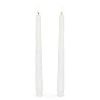 10" White Taper Candles