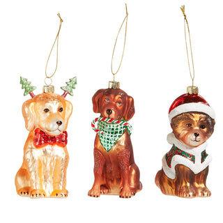 Christmas Pup Ornaments