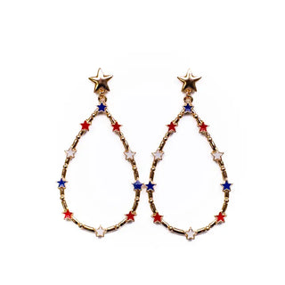 Patriotic Star Earrings