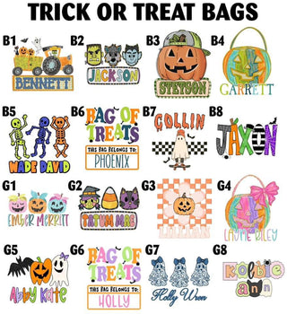 Made To Order Trick or Treat Bags