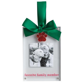 Paw Acrylic Frame Ornament