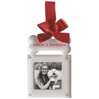 Santa Acrylic Frame Ornament