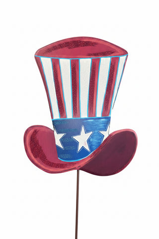Uncle Sam Hat Stake Decor