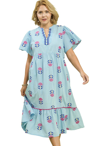 Taking Action Dress- Curvy