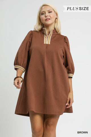 Easy Does It Dress- Curvy