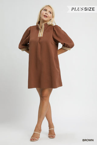 Easy Does It Dress- Curvy