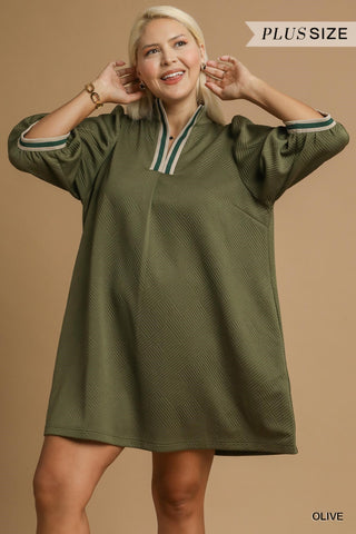 Easy Does It Dress- Curvy