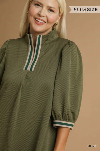 Easy Does It Dress- Curvy