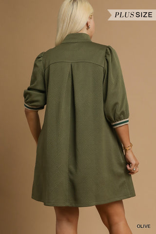 Easy Does It Dress- Curvy