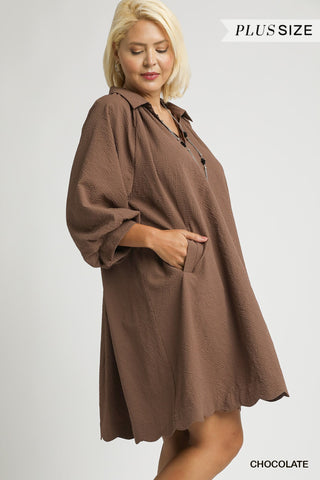 Gather Around Dress Curvy