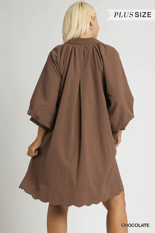 Gather Around Dress Curvy