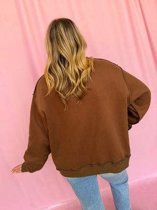 girl wearing a worship mockneck