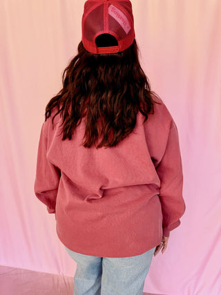Lou Red Sweatshirt