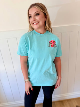 Mint Silk Derby Tee