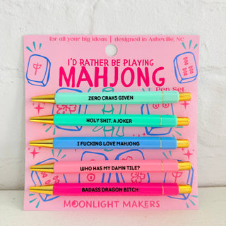 I'd Rather Be Playing Mahjong Pen Set