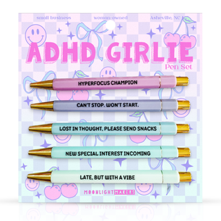 ADHD Girlie Pen Set